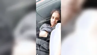 Married Woman Flashing Naked Body During Outdoor Car Sex