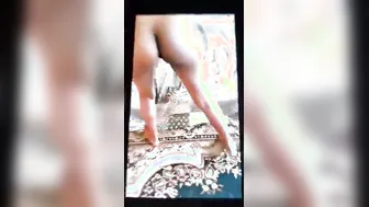 My Naked GF Standing Nude With Her Big Boobs Out