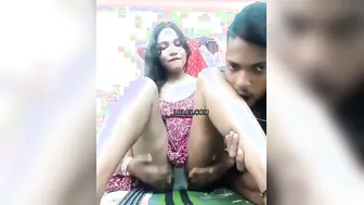 Fingering Wife Pussy And Squeezing Her Tits Homemade