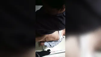 Wife Getting Fucked Standing By Her Lender