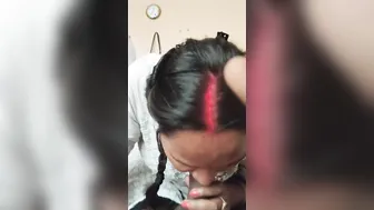 Village Wife Giving Sloppy Blowjob Pov Style