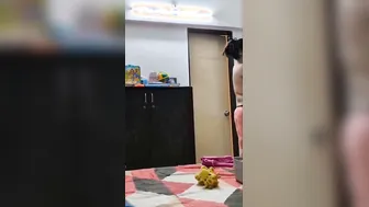 Chubby Wife Stripping Bra Teasing Her Husband