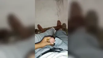 Tenant Wife Jerking Cock Before Riding Him Hard