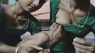 Village Wife Sucking And Riding Husband Cock At Home