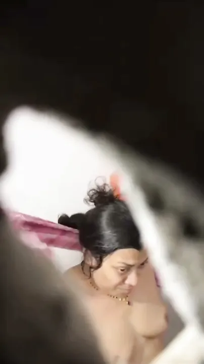 Spying On Neighbor Wife Bathing Through Window Wearing Bra