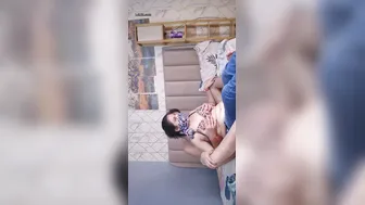 Masked Couple Fucking In Bedroom Caught On Hidden Camera