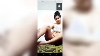 Cheating Wife Fingering Herself On Video Call For Ex