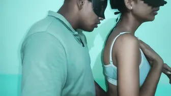 Amateur Couple Groping And Playing With Her Big Tits