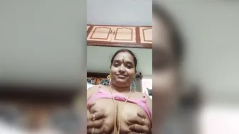 Naughty Wife Flashing Huge Tits For Her Side Dick