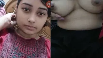Cam Girl Exposing Her Perfect Tits Live On Camera
