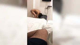 Newlywed Wife Walking Around Hotel Room Naked
