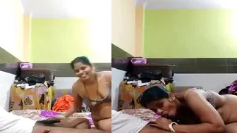 Lonely Housewife Riding Neighbor After Sucking Him Off