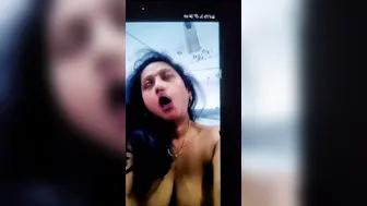 Horny Milf Making Sexy Faces While Flashing Her Big Tits