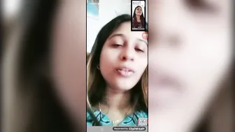 Cheating Wife Showing Tits On Video Call To Her Ex Lover