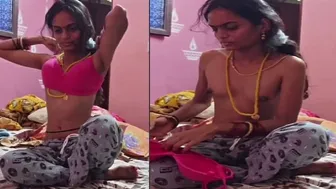 My Wife Showing Her Small Tits For Me On Camera