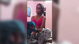 My Wife Showing Her Small Tits For Me On Camera