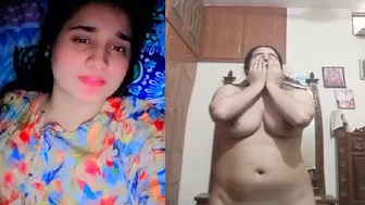 Shy Wife Revealing Her Naked Curves On Camera For Hubby