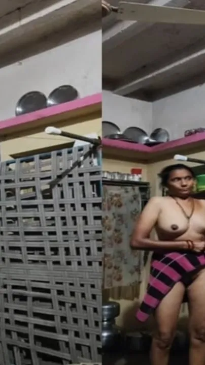 Slim Mom Changing Naked Caught On Camera By Her Stepson