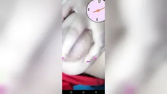 GF Stripping Nude On Video Call For Her Boyfriend