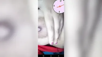 GF Stripping Nude On Video Call For Her Boyfriend