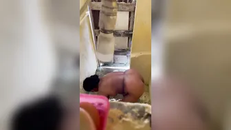 Thick Milf Getting Ready For Shower Exposing Fat Ass