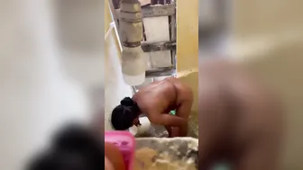 Thick Milf Getting Ready For Shower Exposing Fat Ass