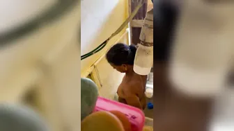 Thick Milf Getting Ready For Shower Exposing Fat Ass