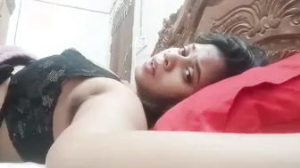 Horny Slut Fingering Her Pussy Overcome With Desire