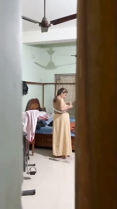 Horny Son Catches Mom In Her Bra Forbidden Home Video