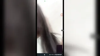 GF Stripping Naked During Our Video Chat Session