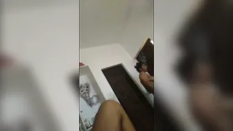 Wife Fresh From Shower Naked For Her Lover At Home