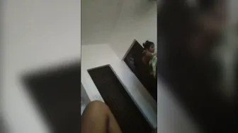 Wife Fresh From Shower Naked For Her Lover At Home