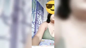 Gorgeous Babe Stripping Topless On Video Call For Him