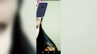 Perky Tits Girl Spreading Pussy Lips Wide Open