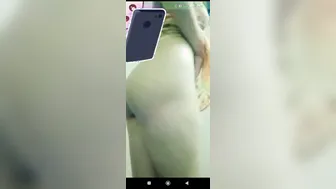Perky Tits Girl Spreading Pussy Lips Wide Open