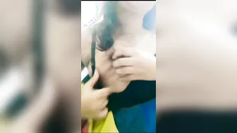 Cute Gf Teasing Naked In The Bathroom For Boyfriend