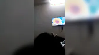 Curly Haired Gf Sucking Boyfriend Cock