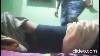 Wife Getting Her Tits Sucked Before Midnight Fuck Session