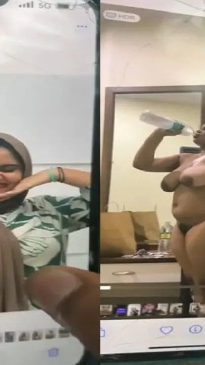 Big Titted Muslim Babe Stripping Naked For The Camera