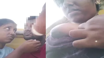 Outdoor Quickie After GF Lets Me Suck Her Tits