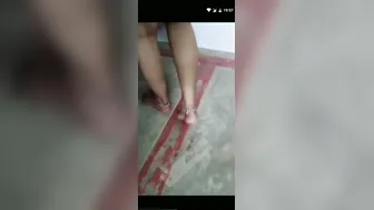 Married Wife Dropping Towel For Her Secret Lover Caught