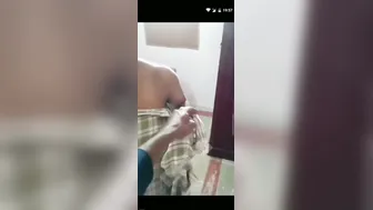 Married Wife Dropping Towel For Her Secret Lover Caught