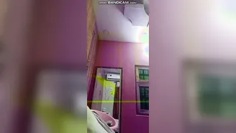 Stepsister Showing Wet Body After Shower Before Getting Dressed