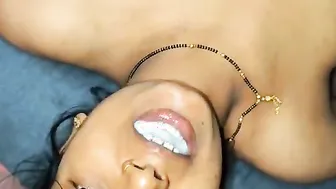 Village Wife Swallowing Cum After Sucking Dick Till End