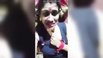 Married Slut Showing Her Tits On Webcam For Her Lover