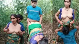 Devar Fucking His Sexy Bhabhi Outdoors Caught On MMs Camera Hard