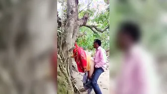 Hot Desi Couple Getting It On In Secluded Park Corner