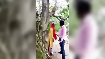 Hot Desi Couple Getting It On In Secluded Park Corner