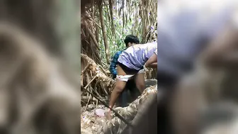 Wild Sex Session With My Wife In Backyard At Night
