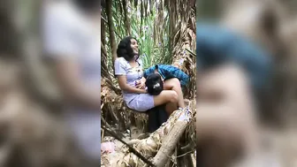 Wild Sex Session With My Wife In Backyard At Night